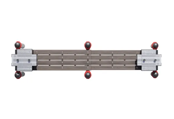 Горизонтальная гимнастическая скамья двойная 108х3,5 мм