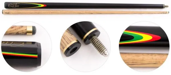 Кий для снукера 2-pc «Cuetec» (11 мм, черный)