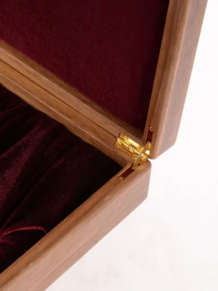 Шахматный ларец Woodgames Орех, 45 мм