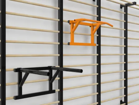 Шведская стенка металлическая с турником и брусьями