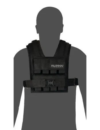 Жилет-утяжелитель «Hard Training FILIPPOV» Черный 7