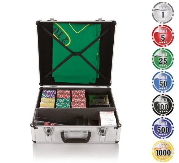 Набор для игры в покер и блэк-джек Nuts на 600 фишек