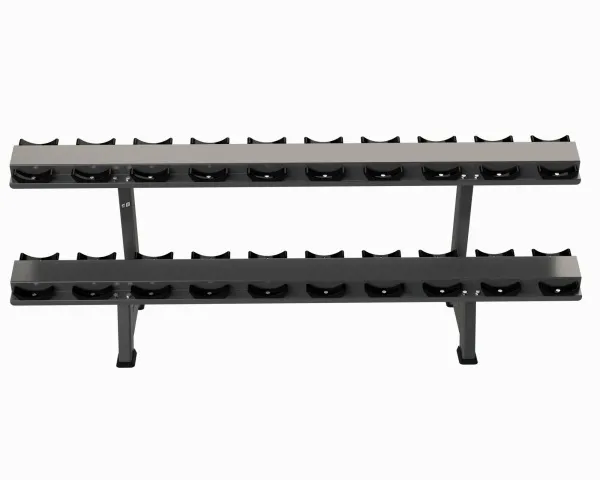 Стойка для гантелей двухъярусная (на 10 пар гантелей)