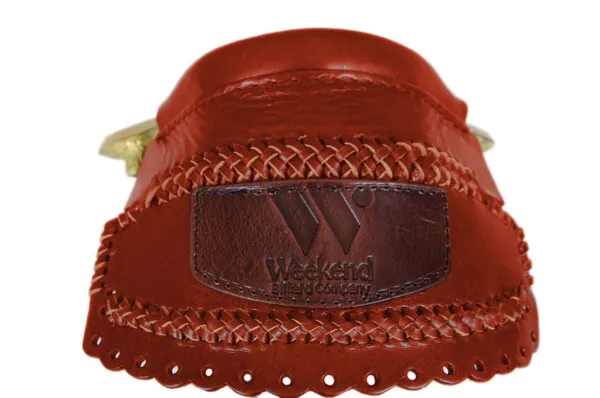 Комплект луз c выкатом, кожаное плетение, лен (68 мм)