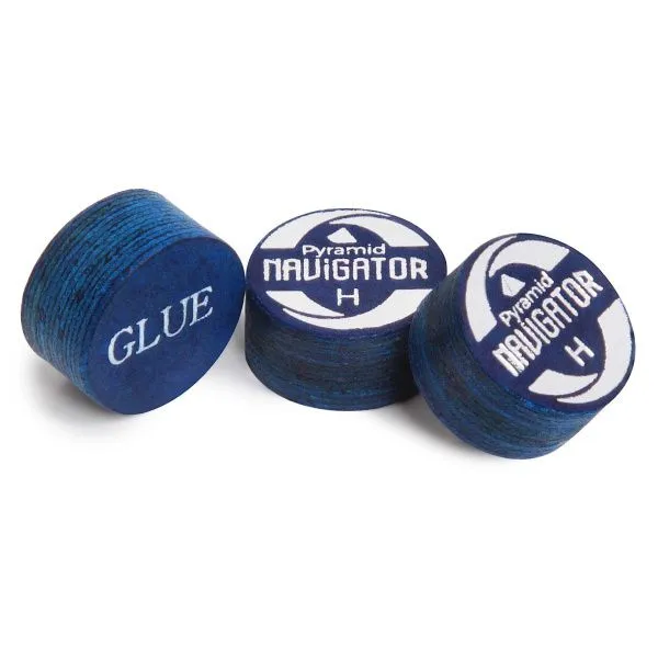 Наклейка для кия Navigator Pyramid Blue ø13мм Ultra Hard 1шт.