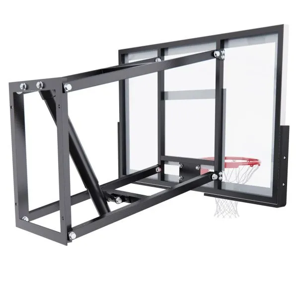 Баскетбольный щит DFC со съёмным регулятором высоты, стекло 6 мм, 110 х 70 см