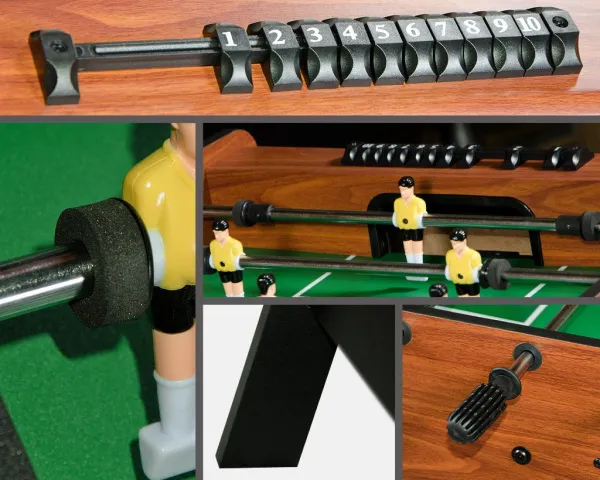 Настольный футбол кикер Stuttgart коричневый