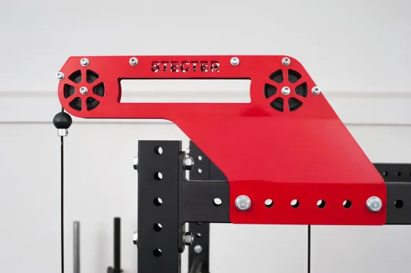 Блочный модуль "Верхняя тяга" для силовой стойки (резиновые петли)