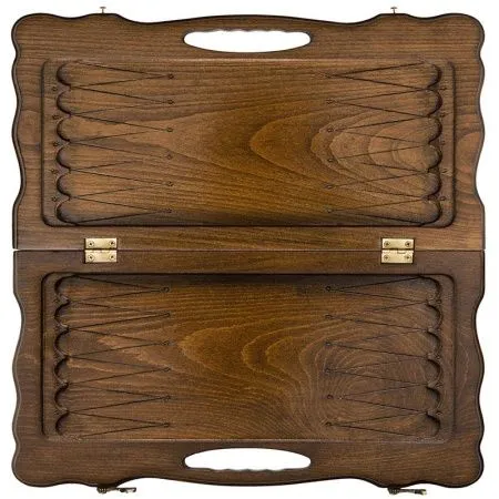 Нарды резные "Тигр" с ручкой 50, Haleyan