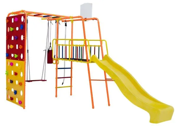 Спортивно-игровой комплекс Формула здоровья Street 3 Smile (оранжевый радуга)