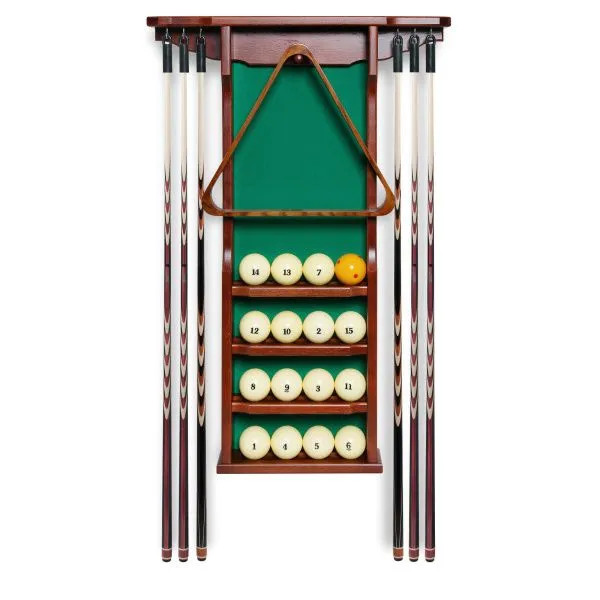 Киевница настенная Витория для 6 киев с подвесами дуб коричневая