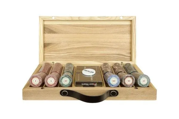 Набор для покера Casino Royale на 300 фишек в кейсе из ясеня v2, Partida