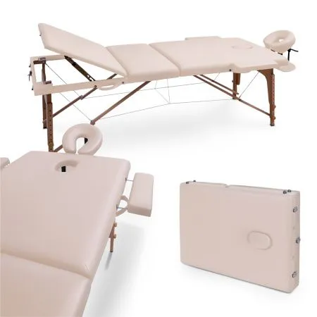 Массажный стол UNIX Standard 3 Section Beige
