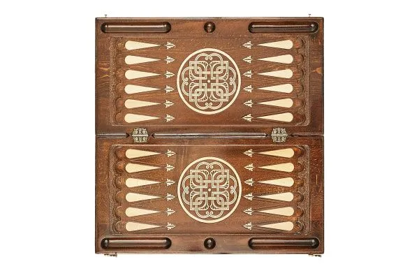 Нарды резные "Армянский узор 13" 60, Haleyan