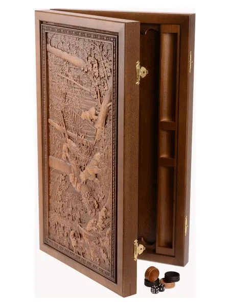 Нарды Мишки, патина, бук