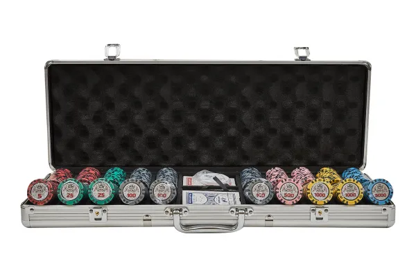 Набор для покера Black Crown на 500 фишек
