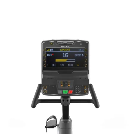 Горизонтальный велотренажер MATRIX ENDURANCE Черный с консолью PREMIUM LED