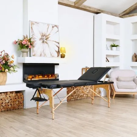 Массажный стол DFC NIRVANA Relax Pro, цвет чёрный