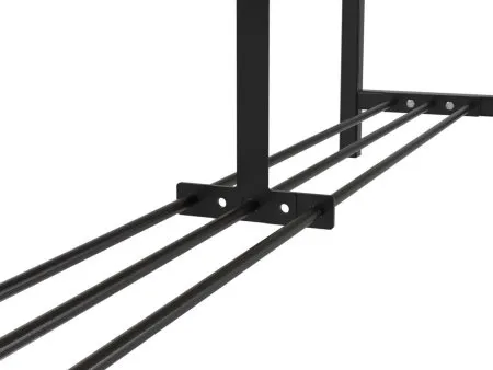 Скамейка для раздевалки со спинкой разборная с полкой для обуви