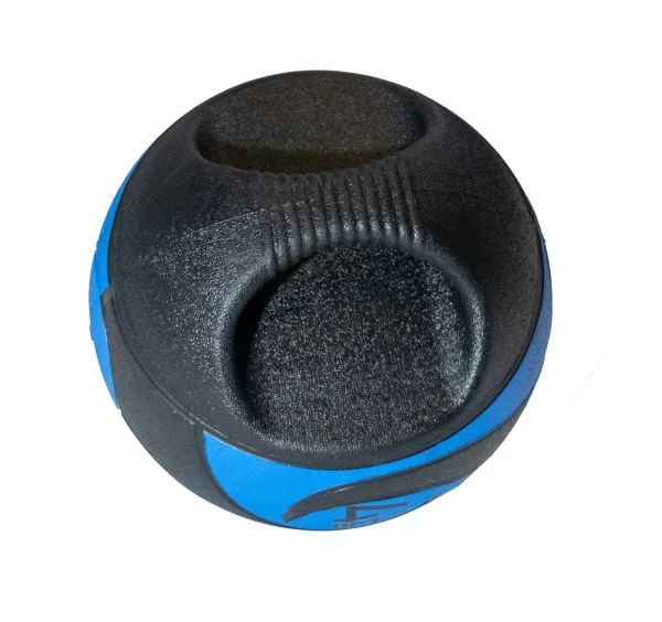 Мяч тренировочный (медицинбол) с хватами, 4 кг