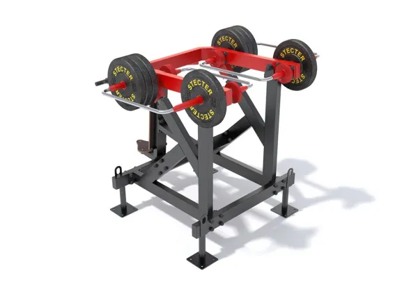 Уличный тренажер "Жим от груди сидя" с изменяемой нагрузкой