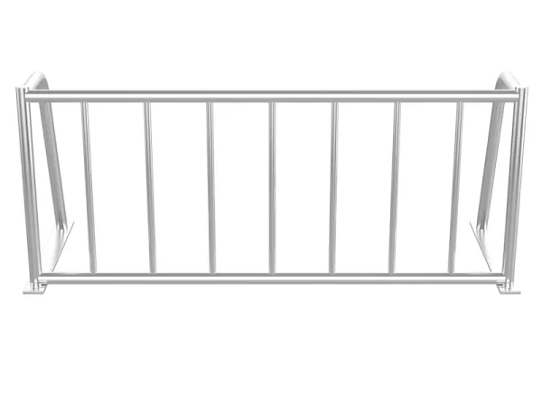 Велопарковка из нержавеющей стали на 8 парковочных мест