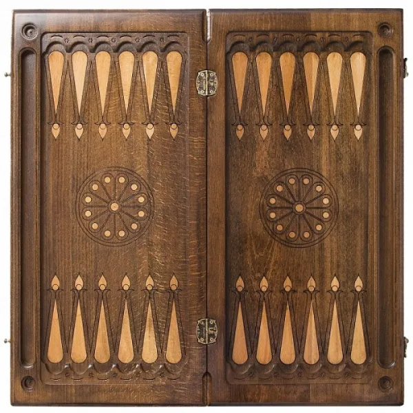 Нарды резные "Герб РФ" 60, Zakaryan