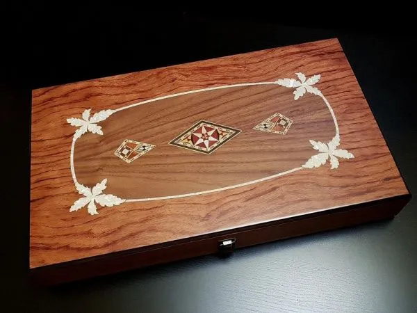 Нарды подарочные "Азия" роза антик