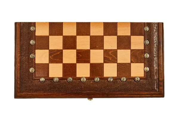 Шахматы + нарды резные "Гамбит 1" 40, Simonyan