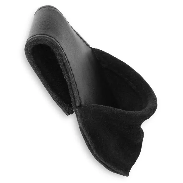 Держатель мела Карман замшевый чёрный H-129-VL