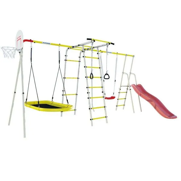 Спортивно-игровой комплекс ROMANA Лесная поляна-3-PRO (Комплект №3) (Белый-желтый)