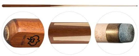 Кий для cнукера 1-pc (146cм, коричневый)