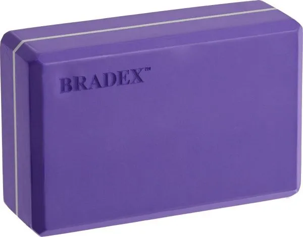 Блоки для йоги, Bradex SF 0614, фиолетовый, 2 шт