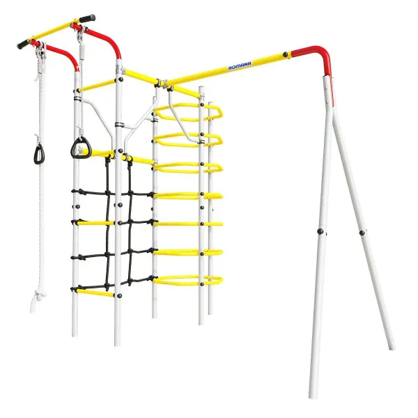 Спортивно-игровой комплекс ROMANA Космос 103.21.05 (белый-красный-желтый без качелей)