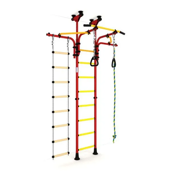 Шведская стенка ROMANA Карусель R5 410 (красный/желтый)