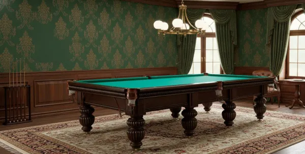 Бильярдный стол для русской пирамиды Weekend "Tower" 12 футов, борта ясень (черный орех)