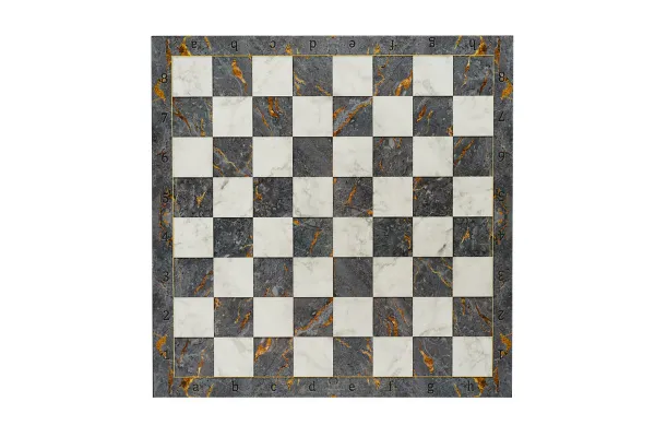 Шахматная доска Серый Мрамор XL Турция Yenigun