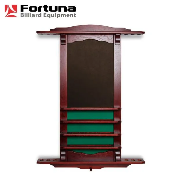 Киевница настенная Флоренция для 6 киев c грифельной доской дуб махагон