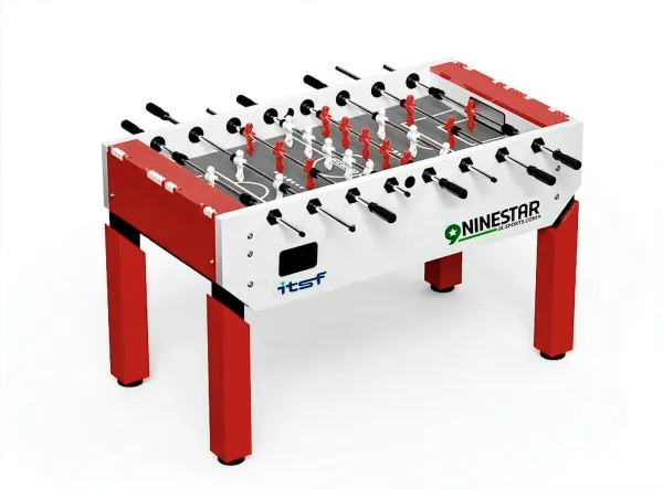 Игровой стол - футбол "NineStar Iron Pro ITSF Red"(144х75,5х90)