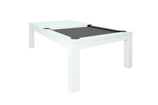 Бильярдный стол для пула "Penelope" 8 ф (белый, со столешницей)