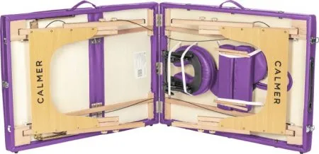 Массажный стол Calmer Bamboo Three 70 (фиолетовый)