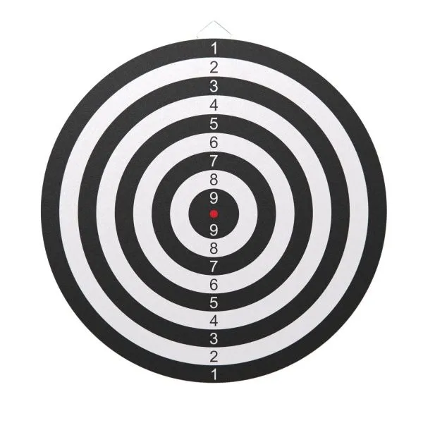 Дартс DFC PRINT двусторонний 45 см, 6 дротиков