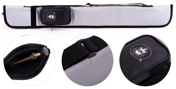 Чехол для кия «Hobby 1/2» (серебристый)
