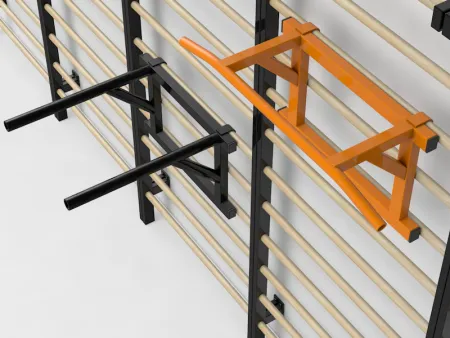 Шведская стенка металлическая с турником и брусьями