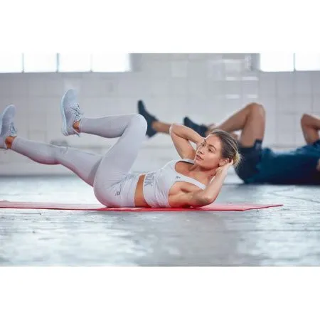 Тренировочный коврик Reebok (мат) для фитнеса тонкий Love (красн)
