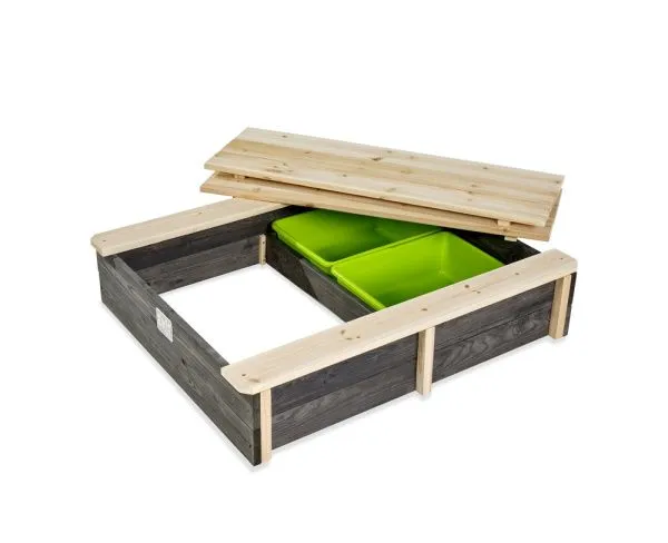 Детская песочница с крышкой для дачи Акцент