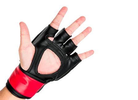 Перчатки MMA для грэпплинга UFC 5 унций L/XL Красные