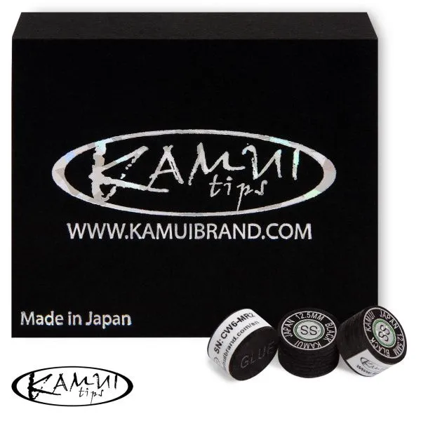 Наклейка для кия Kamui Black ø12,5мм Super Soft 1шт.