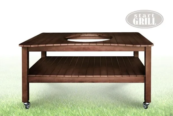 Стол для гриля 57см (махагон)