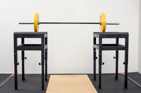 Тяжелоатлетические плинты для штанги с регулировкой по высоте 85-115 см (пара)